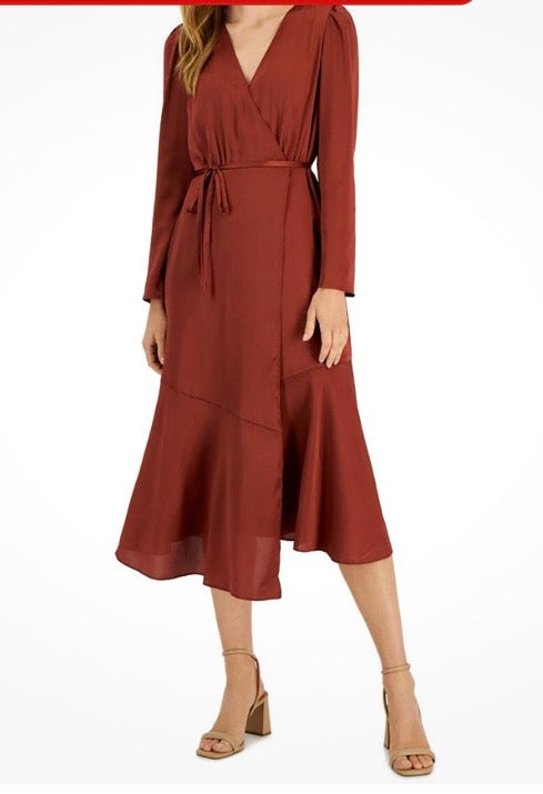INC Womens Belted Midi Work Wrap
Dress Size 14 #58