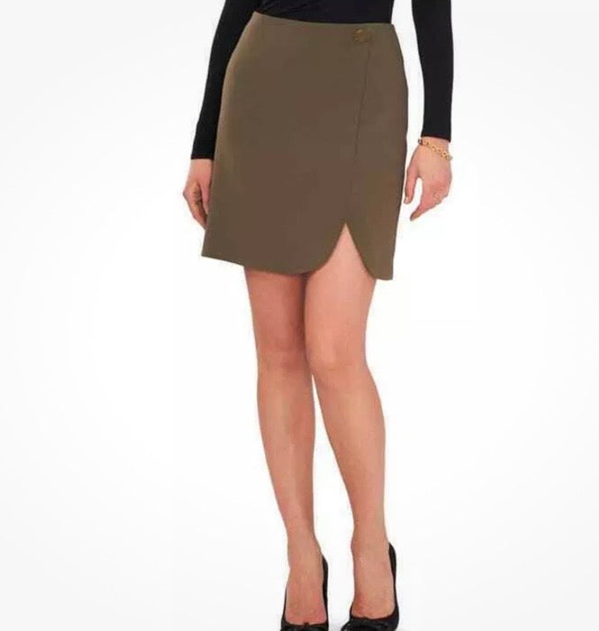 Vince Camuto Women's Overlap
Miniskirt Light Olive size 10 #59