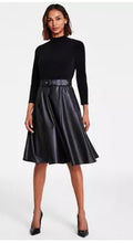 Calvin Klein woman dress Mixed-Media Fit & Flare Dress Size 4