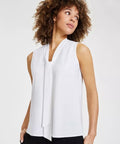 Kasper Women's Sleeveless Tie-Neck Top, Regular 3XLarge #71