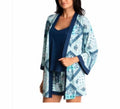 Linea Donatella Wrap Robe, Cami & Shorts Pajama set Large #51