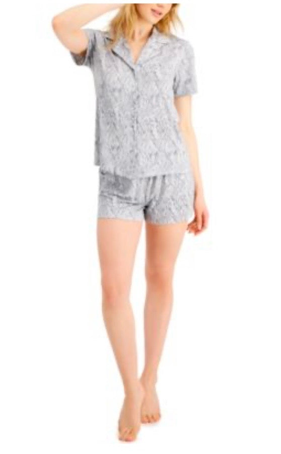Charter Club Woman 2pcs pajama snake skin Grey XXLarge #37