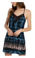LINEA DONATELLA Women's Tie-Dyed Chemise Nightgown sz S Small Sleepwear #26