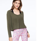 Victoria's Secret PINK Tie Dye Long
Sleeve Cropped T-Shirt Top #25