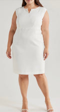 Kasper Notch Neckline Sleeveless Sheath Dress size 18 #70