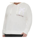 Calvin Klein Performance Womens Plus Gym Fitness Hoodie White Size 2X #30
