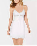 INC International Concepts Lace-
Bodice Chiffon Chemise Nightgown
White Size XLarge #52