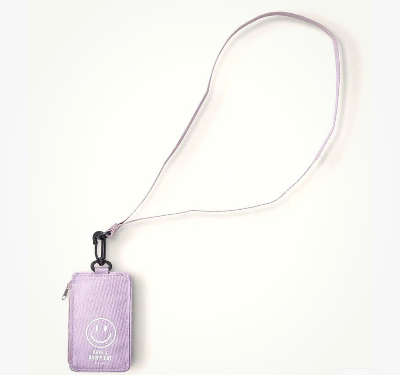Victoria’s Secret Pink ID Card Holder Wallet Lanyard Dreamy Lilac #3