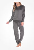 HONEYDEW Intimates Gray Long Sleeve Sleepwear Sleep Shirt Pajama Top L #64